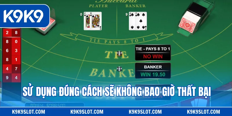 Sử dụng đúng cách sẽ không bao giờ thất bại